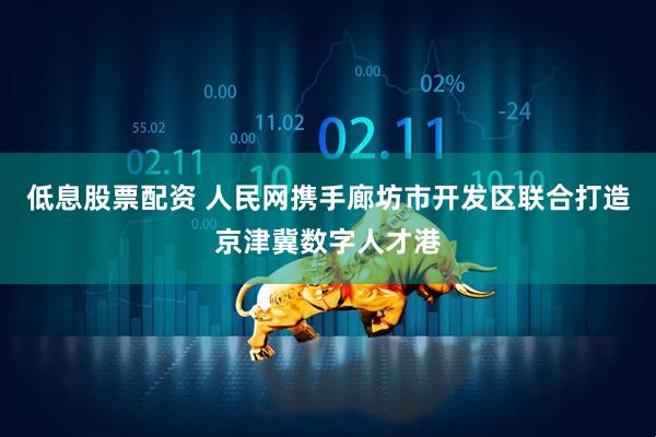 低息股票配资 人民网携手廊坊市开发区联合打造京津冀数字人才港